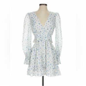One33 Social Cutout Floral Mini Dress